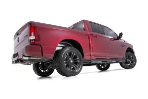 Ram 1500 Classic Suspension Lift Kit - Rough Country - 3 Inch Lift, Premium Upper Control Arms - Red - '19-'23